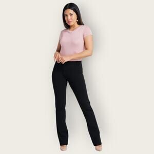🔴 3/$15 Betabrand Straight Leg Classic Dress Pant Yoga Pant Black M